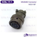 ITT Cannon 26482 Military KPT06F12-8S Conector MS3116F14-19S